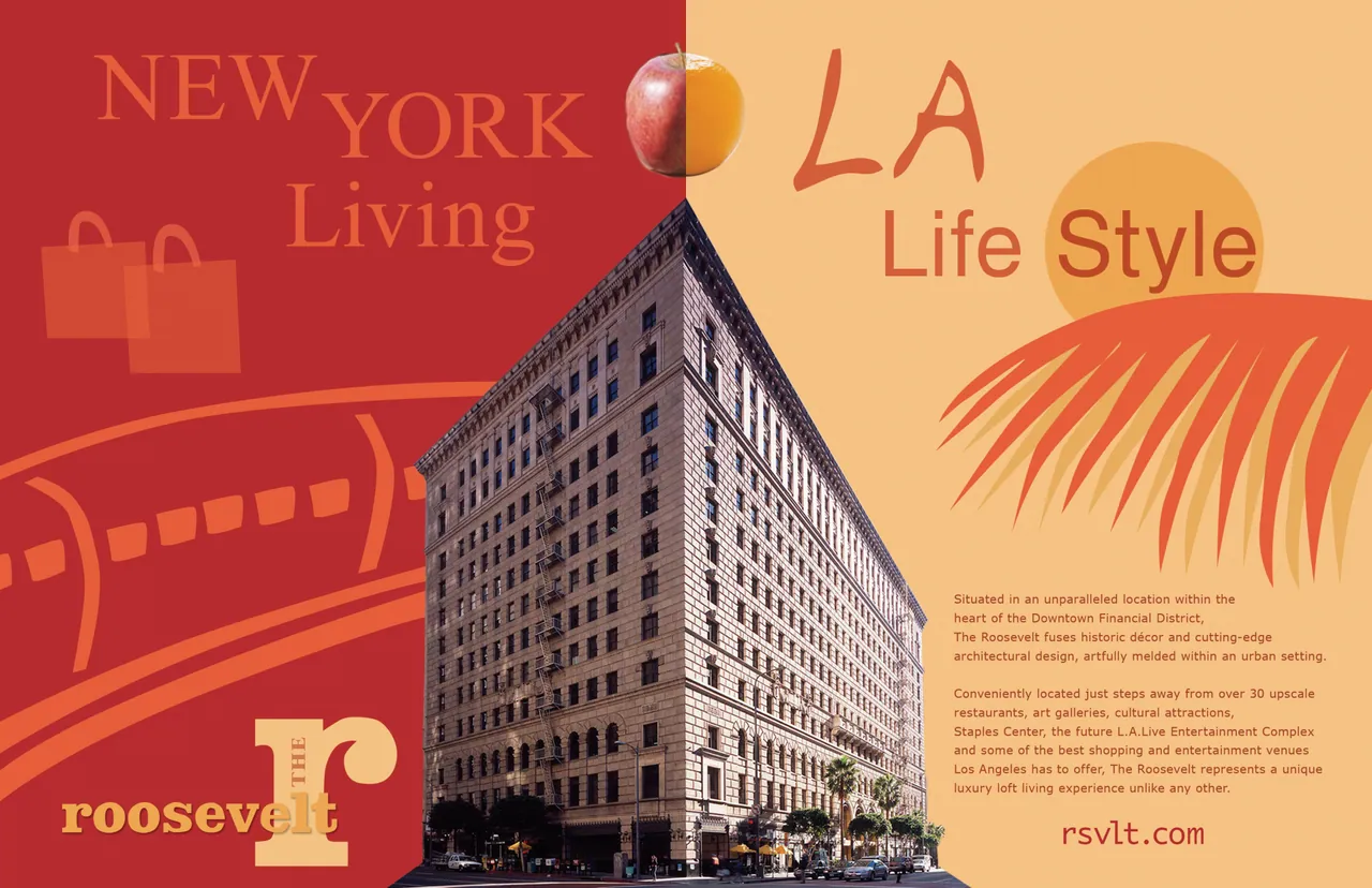 New York Living, LA Life Style, Roosevelt Lofts