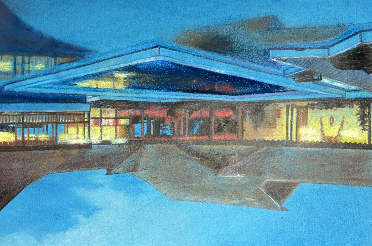 Modern House, Painting