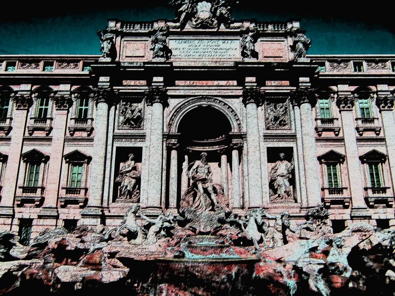 Trevi Fountain in Rome
