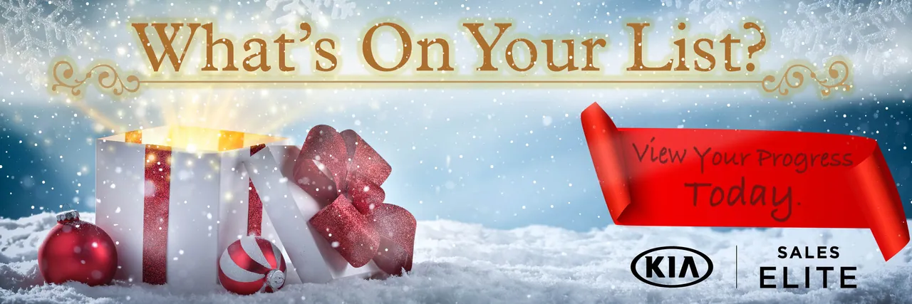 What's On Your List?, Kia Sales Elite