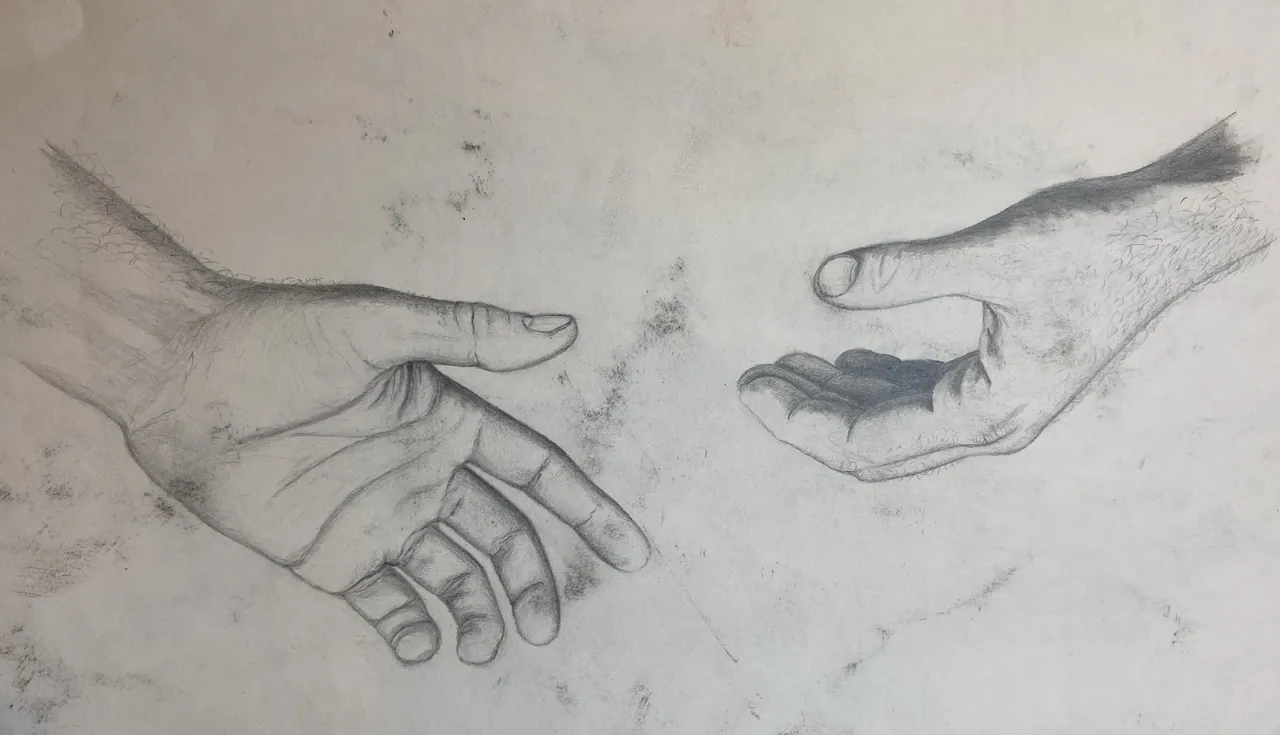 Hands, Pencil
