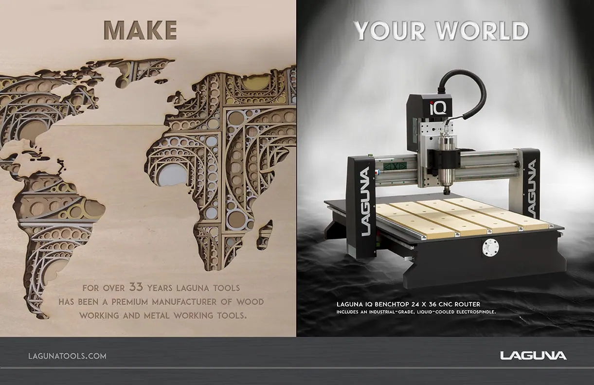 Make Your World: Mini CNC, Laguna Tools