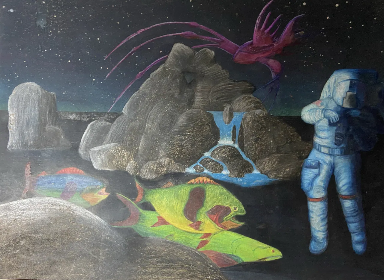 Astronaut, Painting