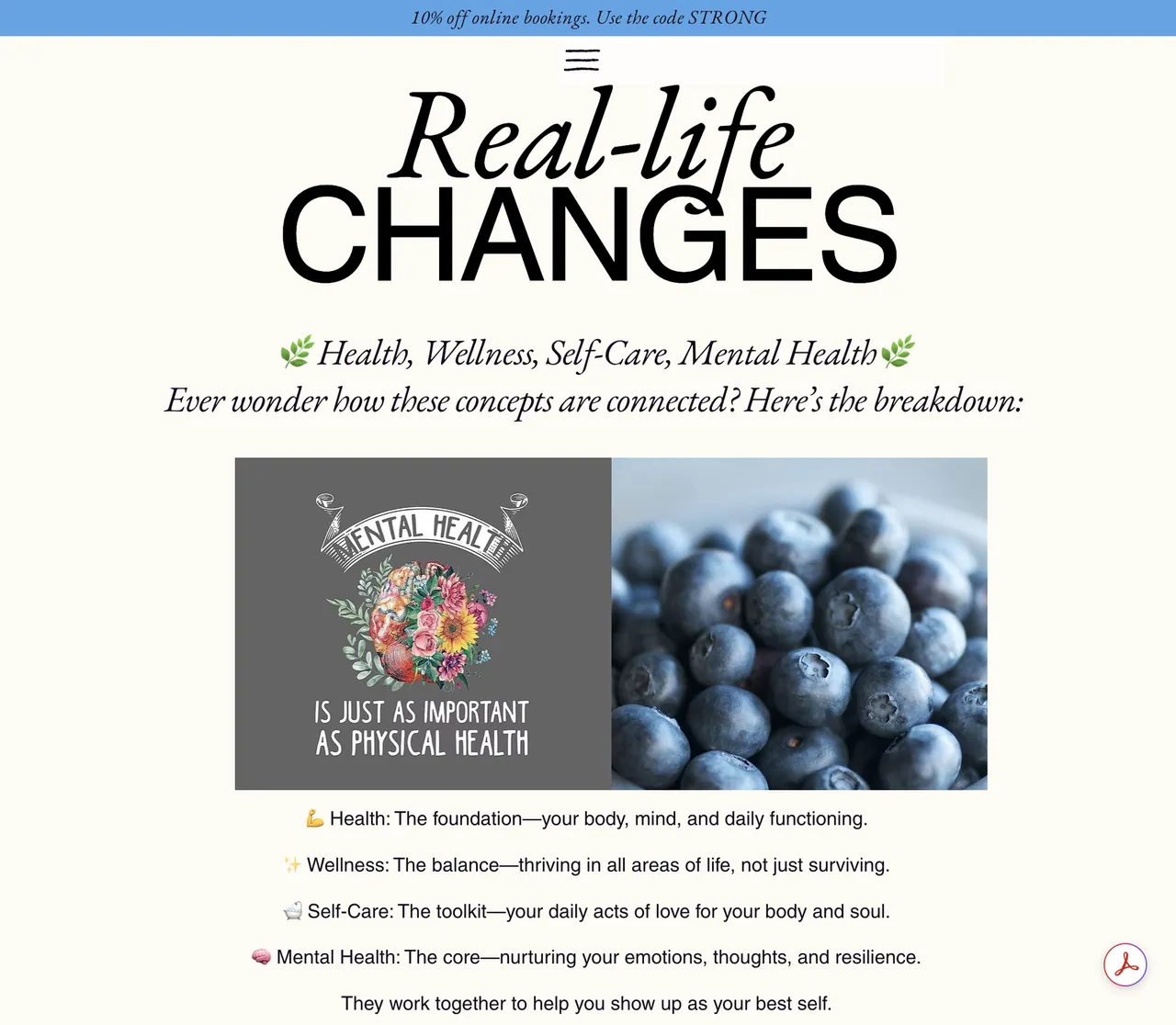 Real-Life Changes, Email newsletter