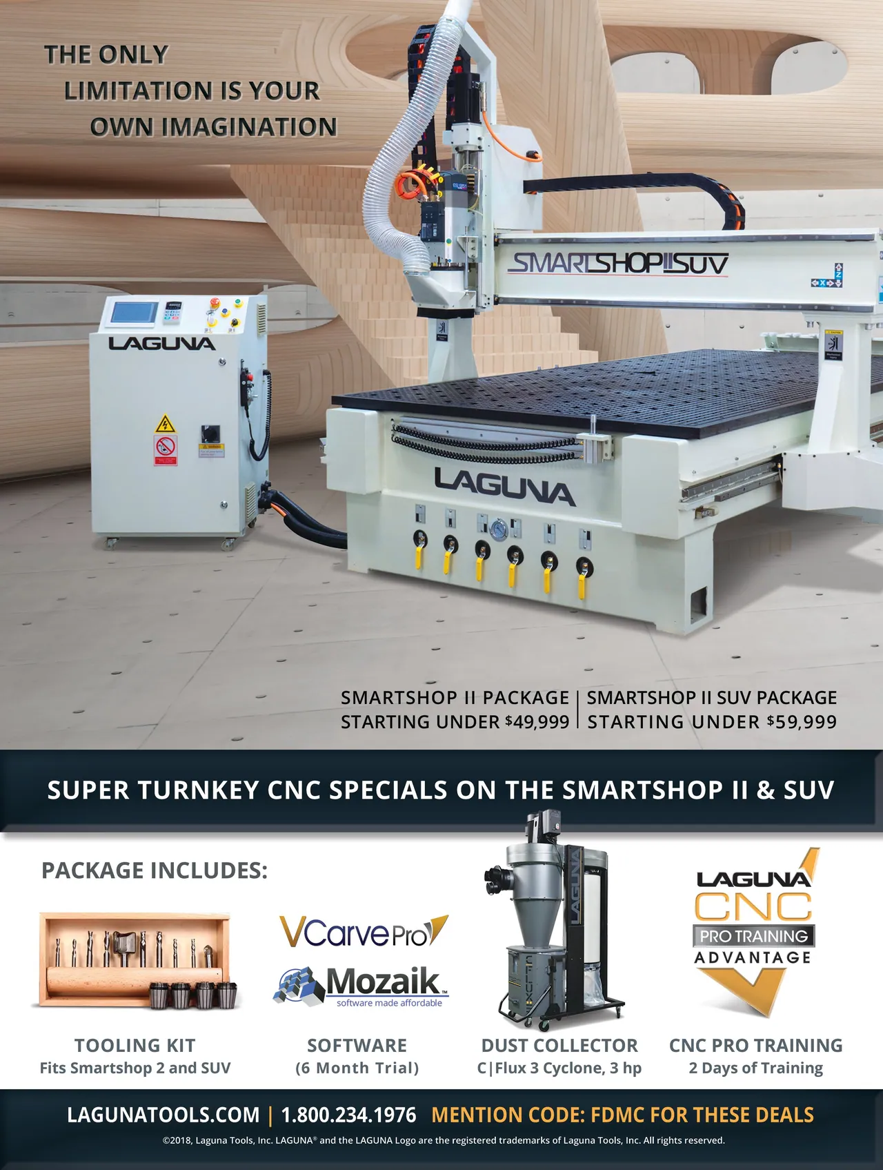 SmartShop CNC, Laguna Tools