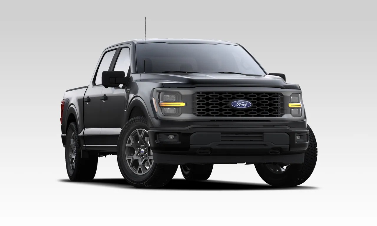 A typical 3D computer render of a pickup on a plain background